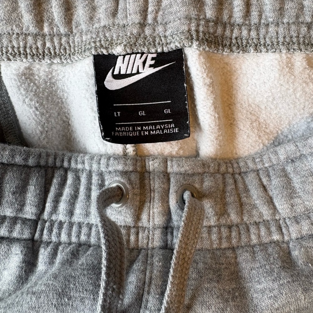 Nike Light Gray Drawstring Sweatpants - image 3